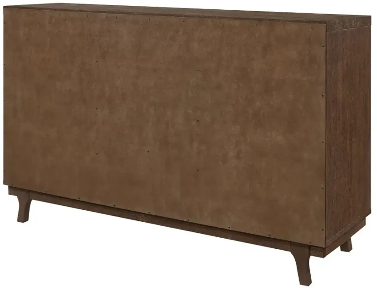 Reynolds 2-door Dining Sideboard Server Brown Oak