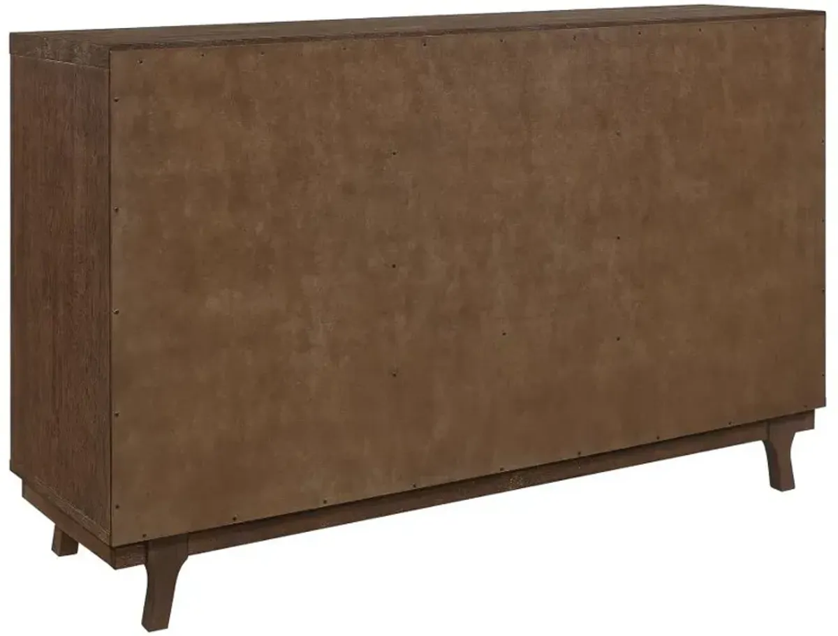 Reynolds 2-door Dining Sideboard Server Brown Oak