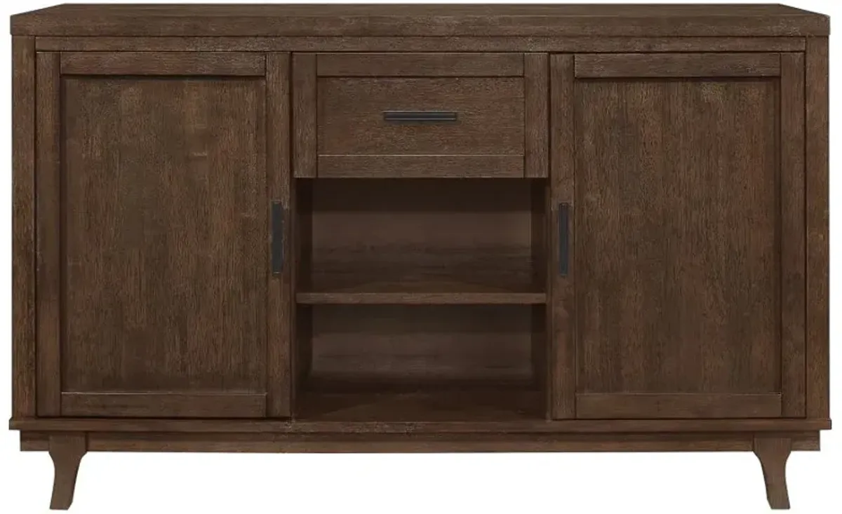 Reynolds 2-door Dining Sideboard Server Brown Oak