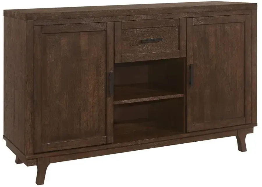 Reynolds 2-door Dining Sideboard Server Brown Oak