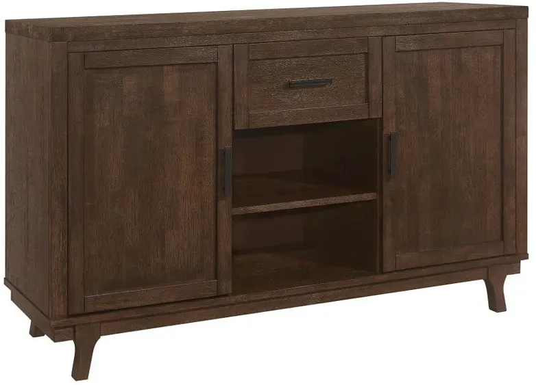 Reynolds 2-door Dining Sideboard Server Brown Oak