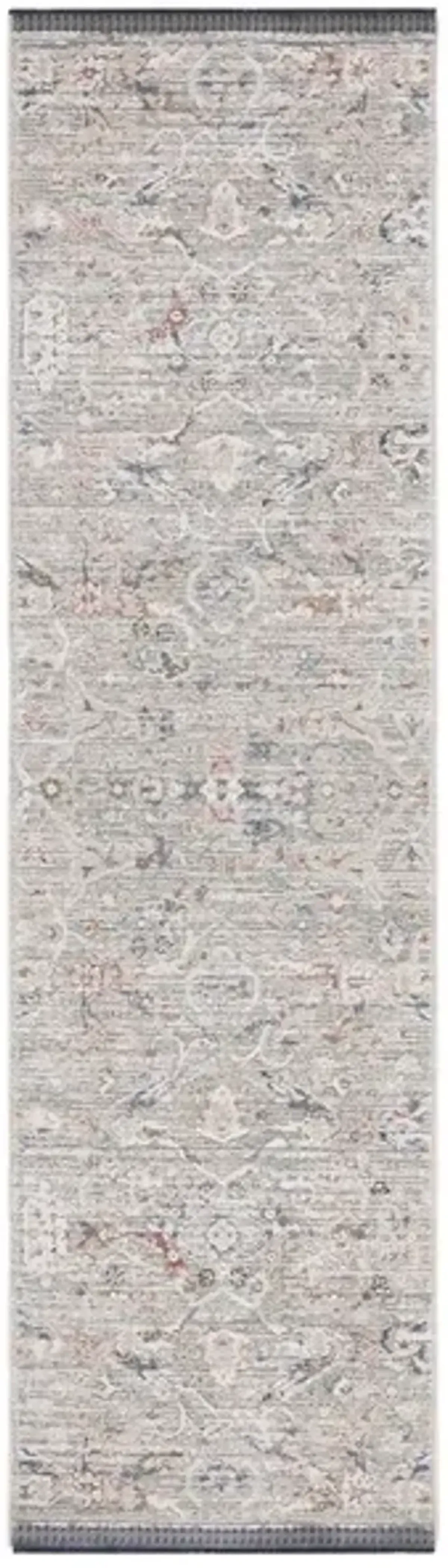 VIVALDI 596 Blue  2'-2' X 8' Runner Rug