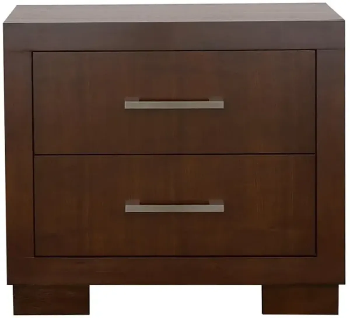 Immanuel 2-Drawer Nightstand Cappuccino