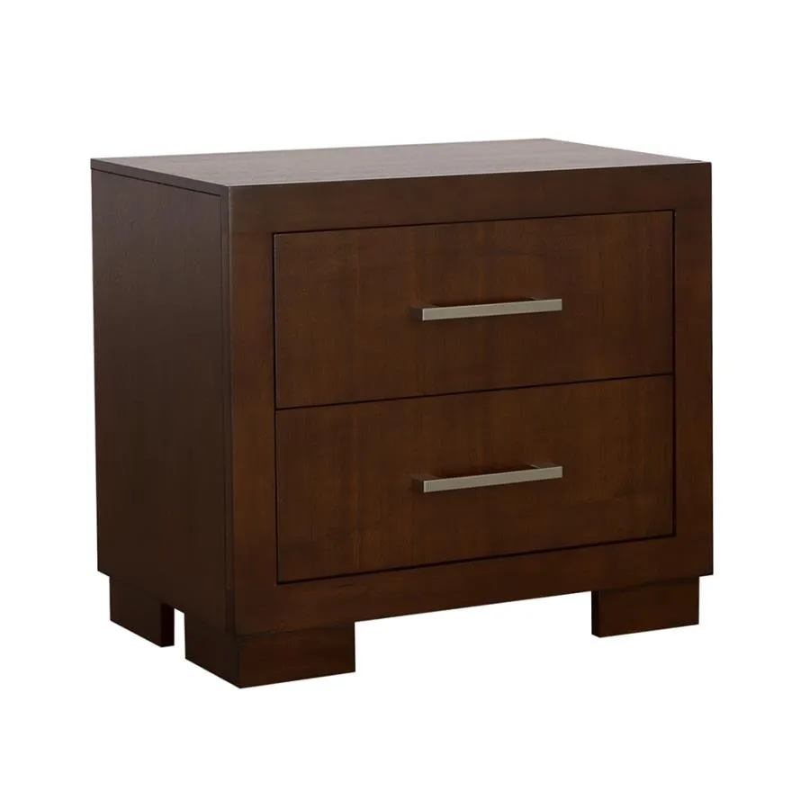 Immanuel 2-Drawer Nightstand Cappuccino