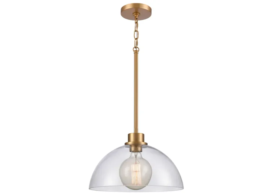 Julian 14'' Wide 1-Light Pendant - Brushed Gold