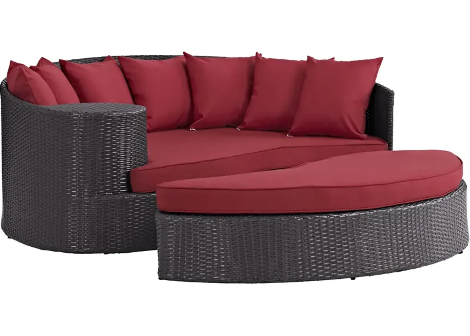 Taiji Outdoor Patio Wicker Daybed