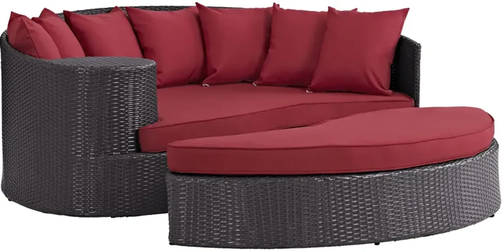 Taiji Outdoor Patio Wicker Daybed