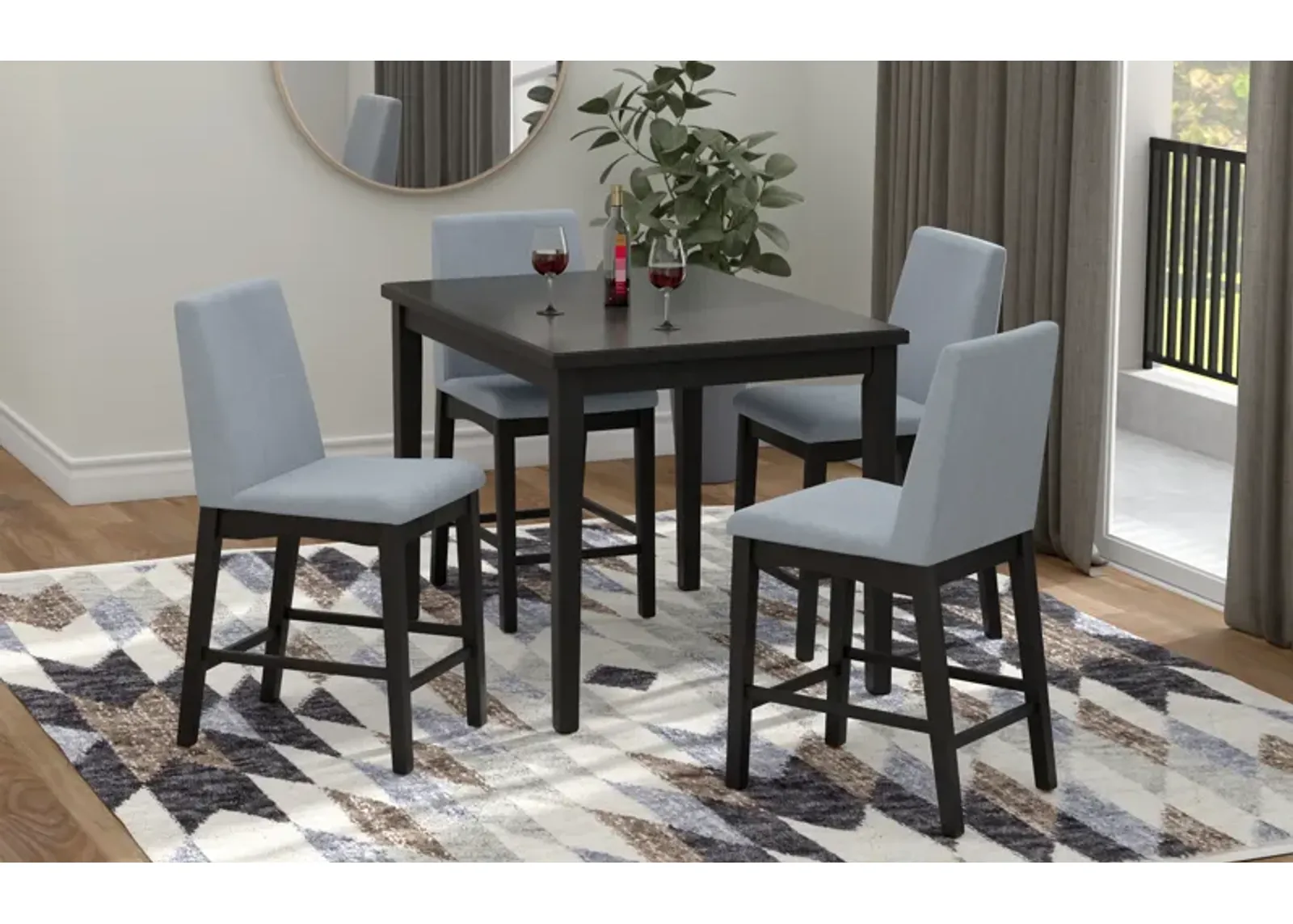 Madison 5 Piece Gathering Height Set