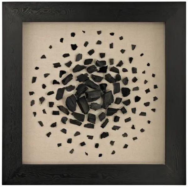 Black and White Carbon Dimensional Wall Art