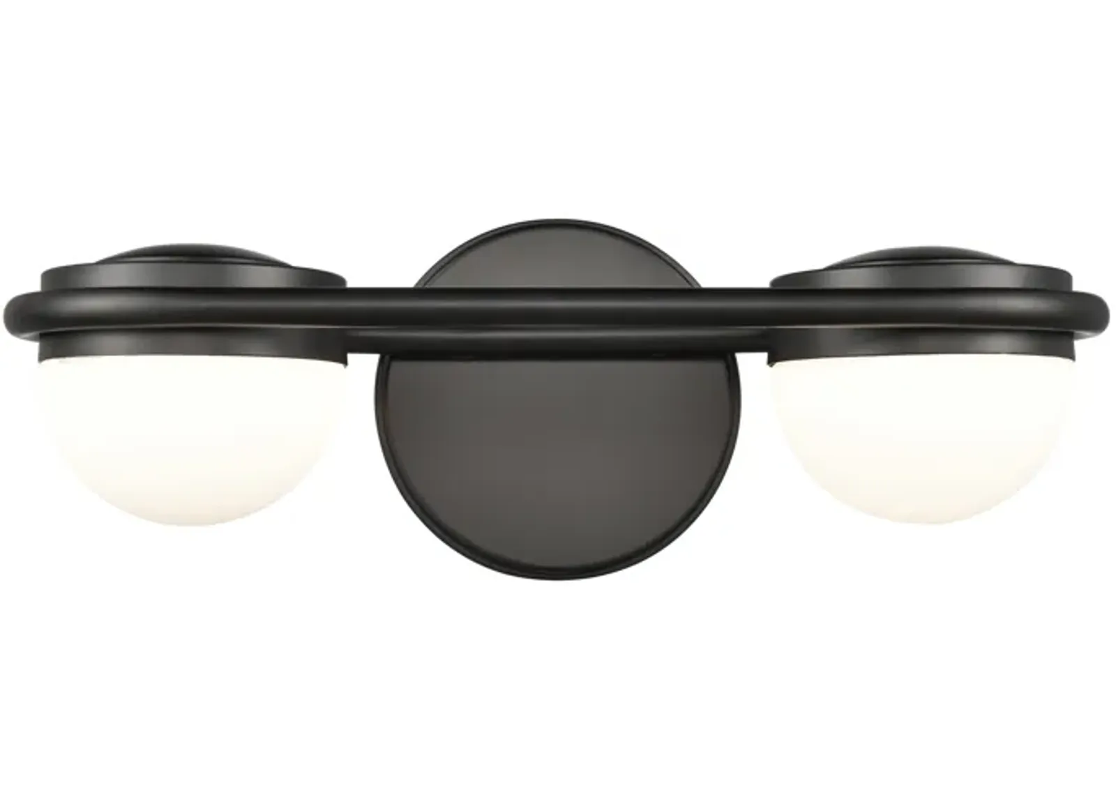 Nelly 14" Wide 2-Light Vanity Light - Matte Black