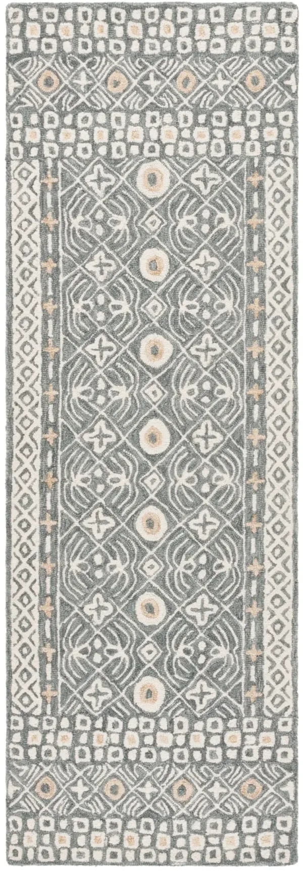 MICRO-LOOP Hand Tufted 2'-3' x 7' runner