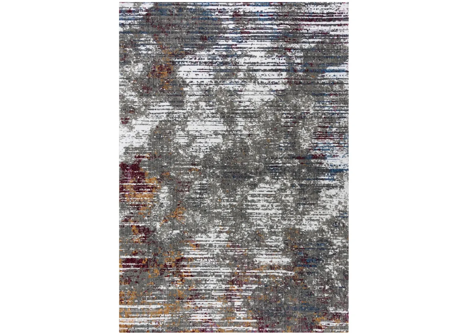 Signature Gray  Recycled Polyester 8' x 10' Rectangle Rug