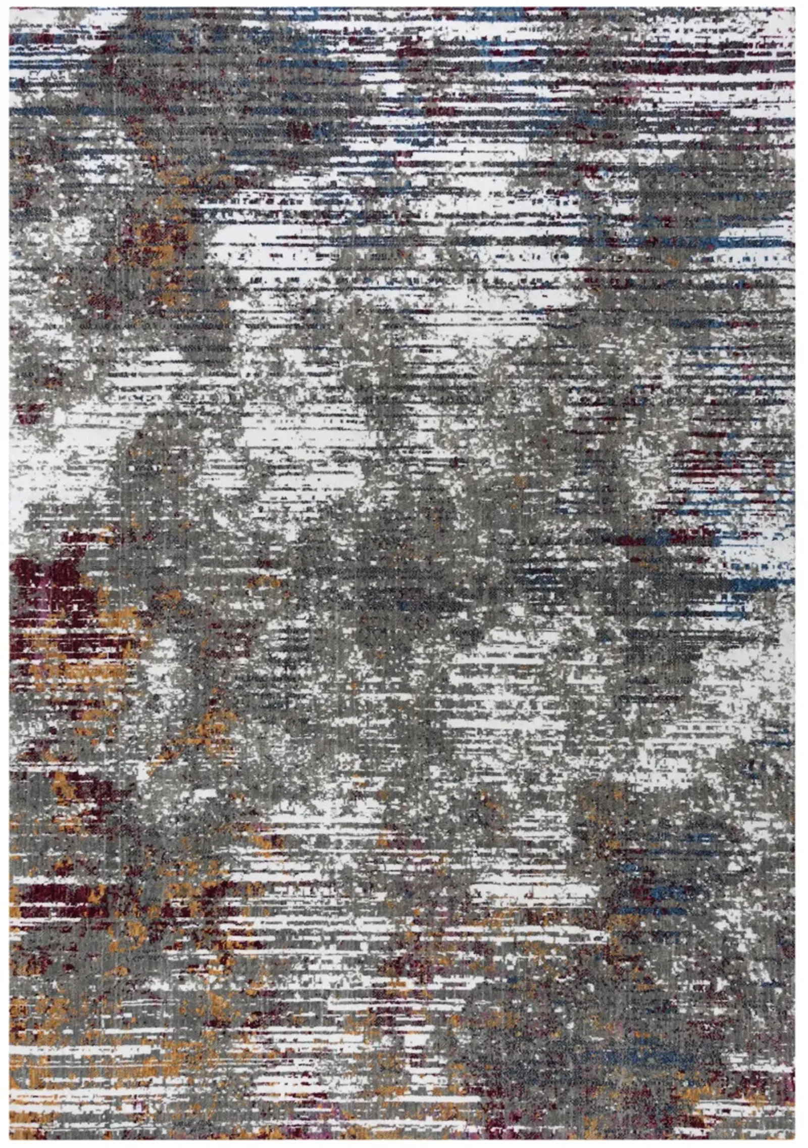 Signature Gray  Recycled Polyester 8' x 10' Rectangle Rug