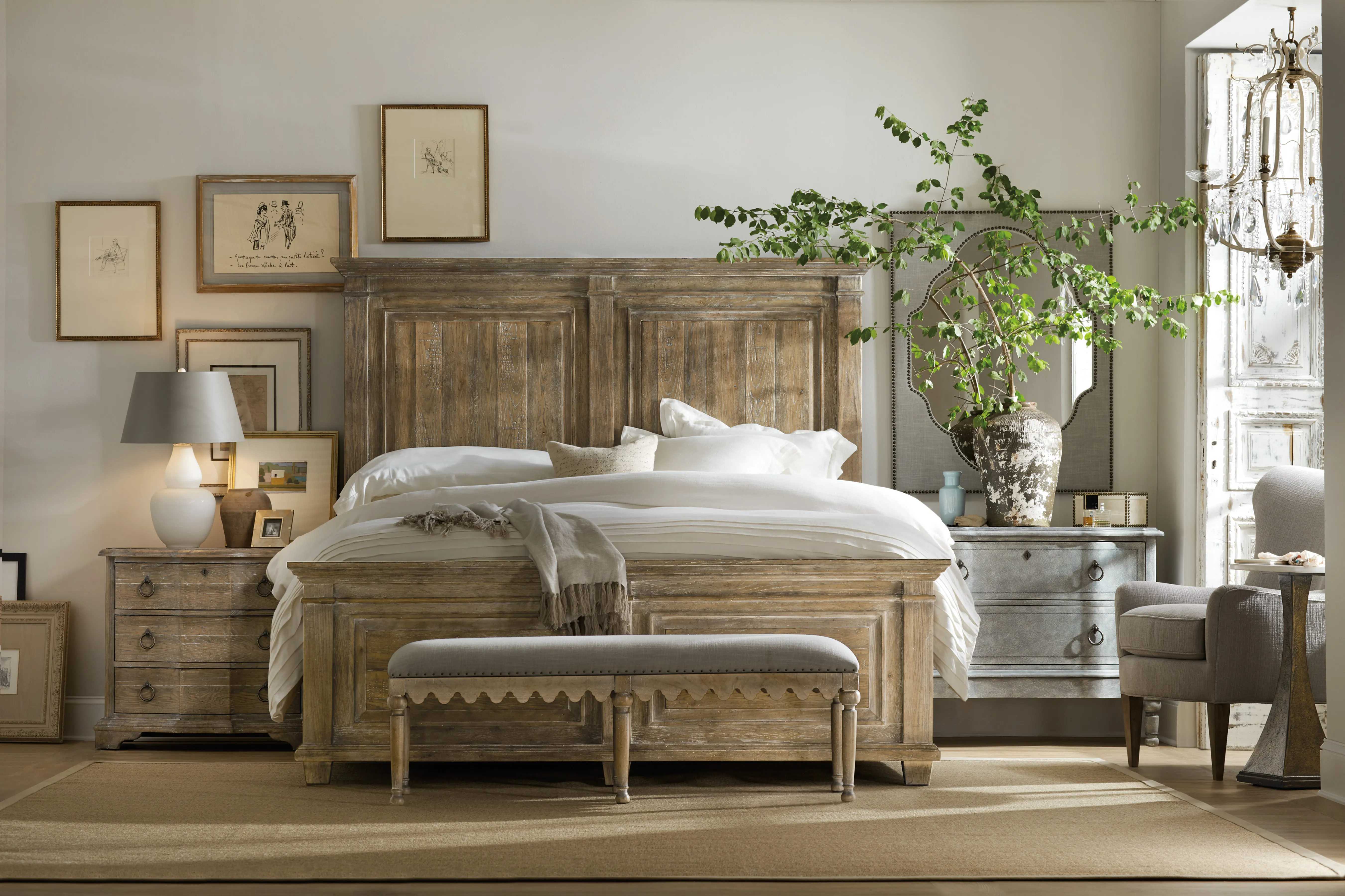 Boheme Laurier California King Panel Bed