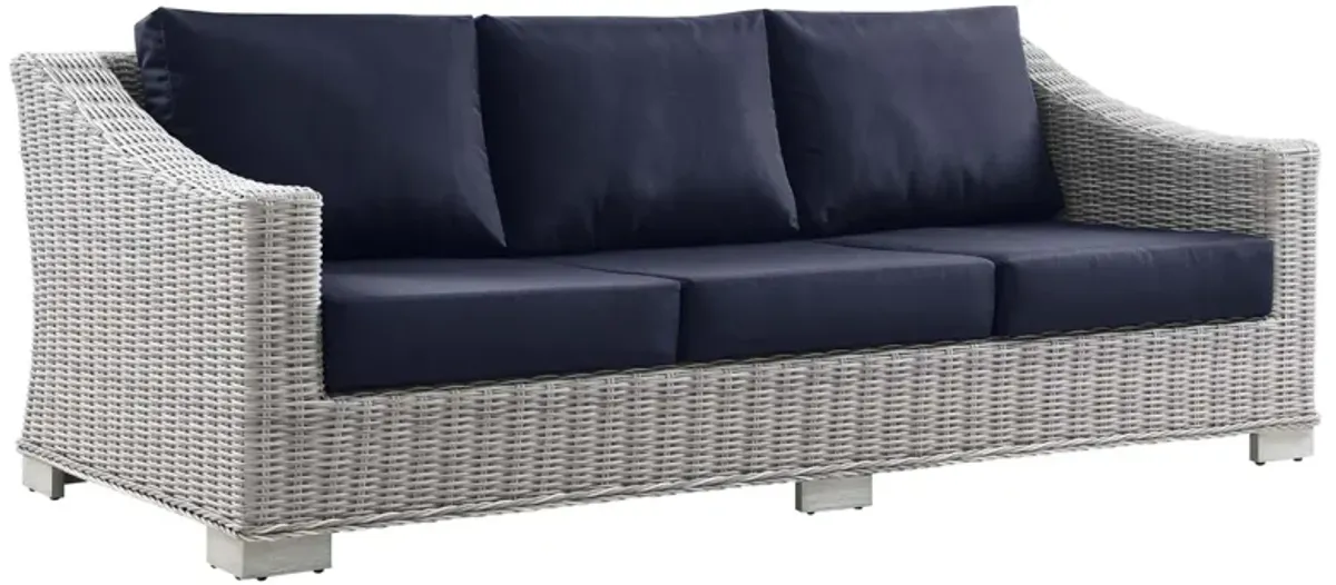 Conway Outdoor Patio Wicker Rattan Sofa