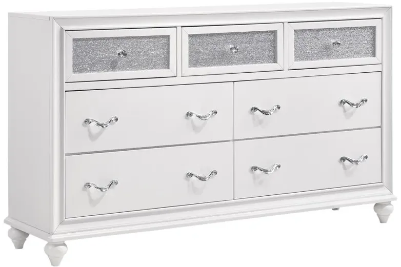 Barzini 7-drawer Dresser White