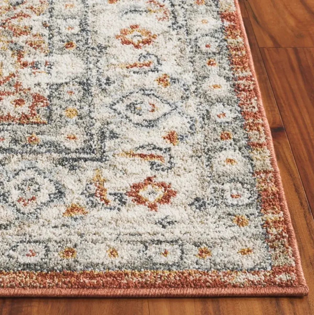 AVALON 210 RUST  2'-2' x 8' Runner Rug