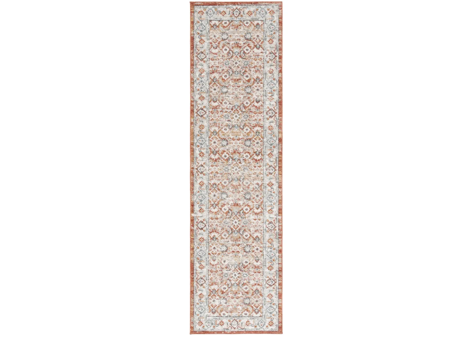 AVALON 210 RUST  2'-2' x 8' Runner Rug