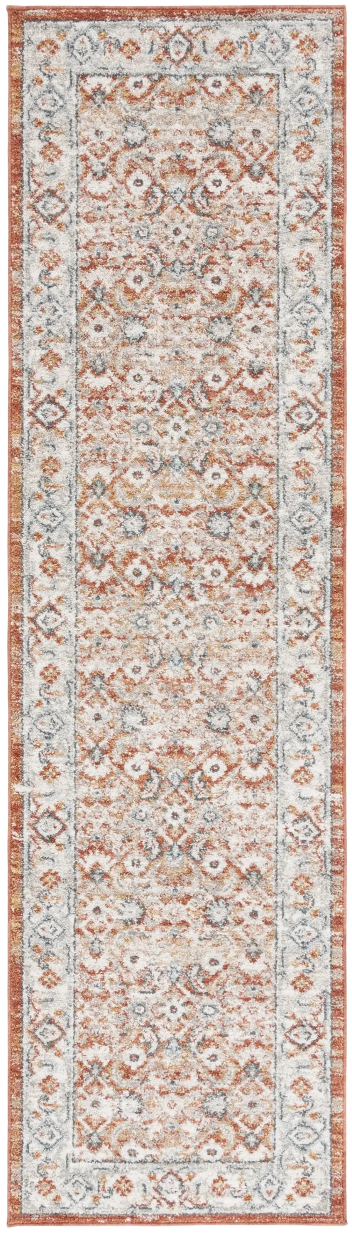 AVALON 210 RUST  2'-2' x 8' Runner Rug