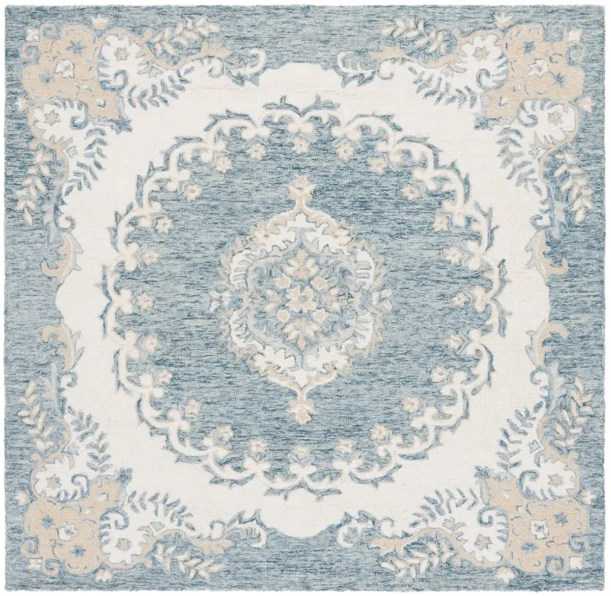 EBONY Hand Tufted 6' x 6' Square area rug