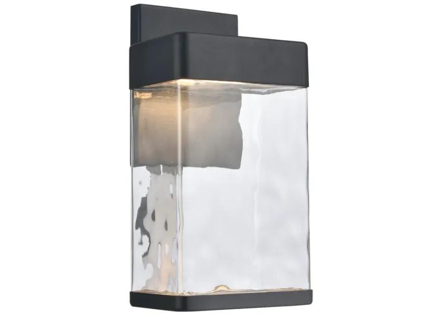 Cornice 13.5'' High Integrated LED Outdoor Sconce - Charcoal Black