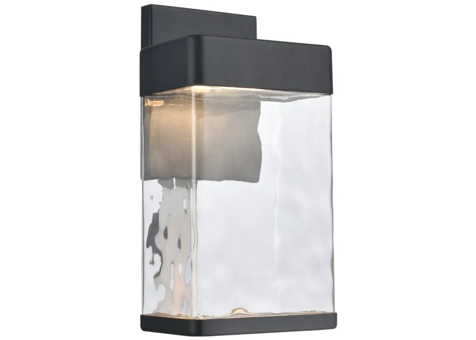 Cornice 13.5'' High Integrated LED Outdoor Sconce - Charcoal Black