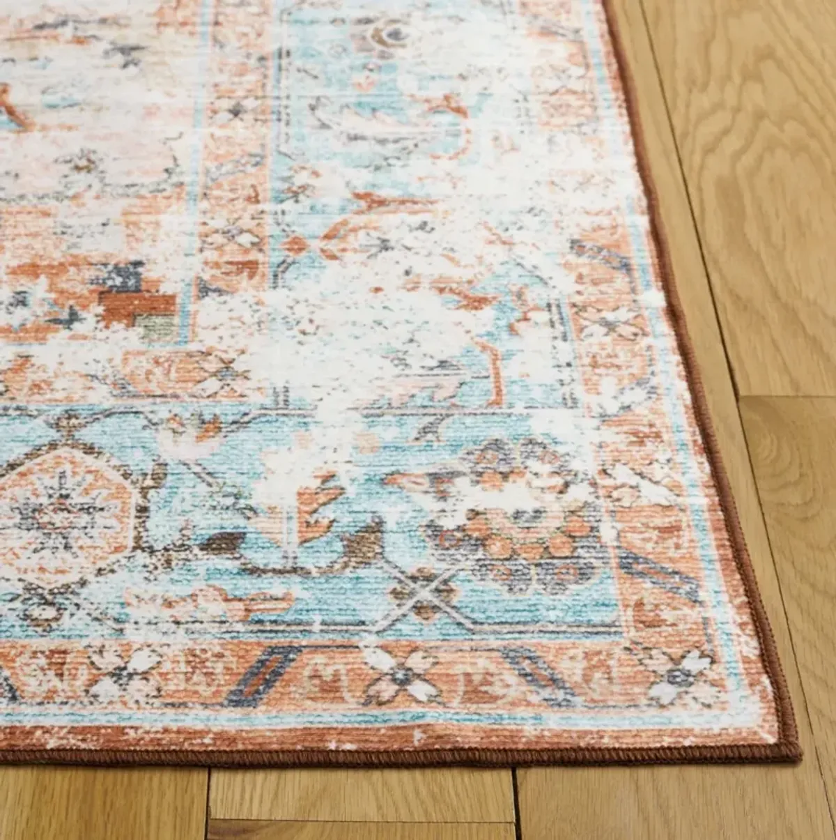 ARIZONA 928 TURQUOISE  2'-6' x 8' Runner Rug