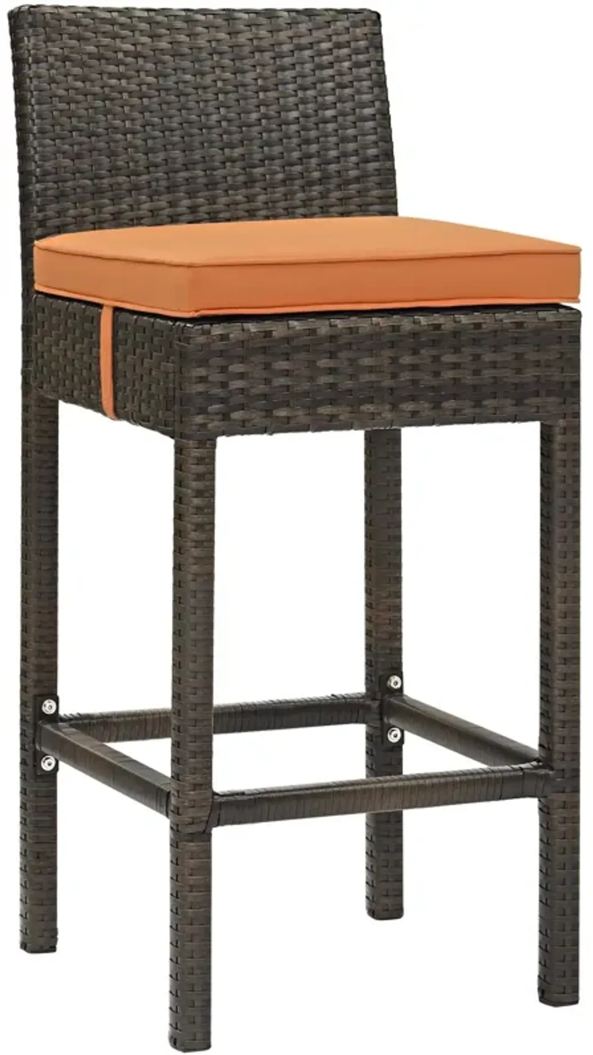 Conduit Outdoor Patio Wicker Rattan Bar Stool