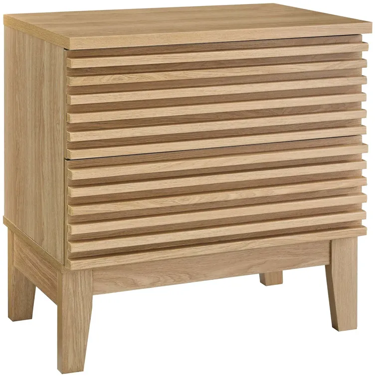 Render Two-Drawer Nightstand