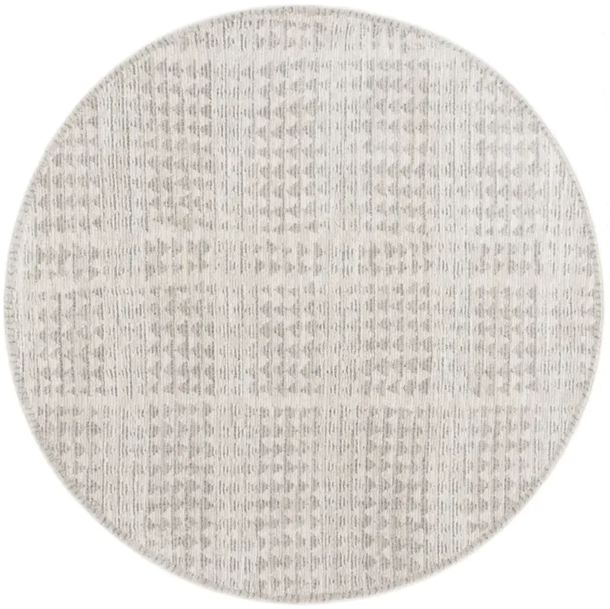 NORTHPORT 430 IVORY  6'-7' x 6'-7' Round Round Rug