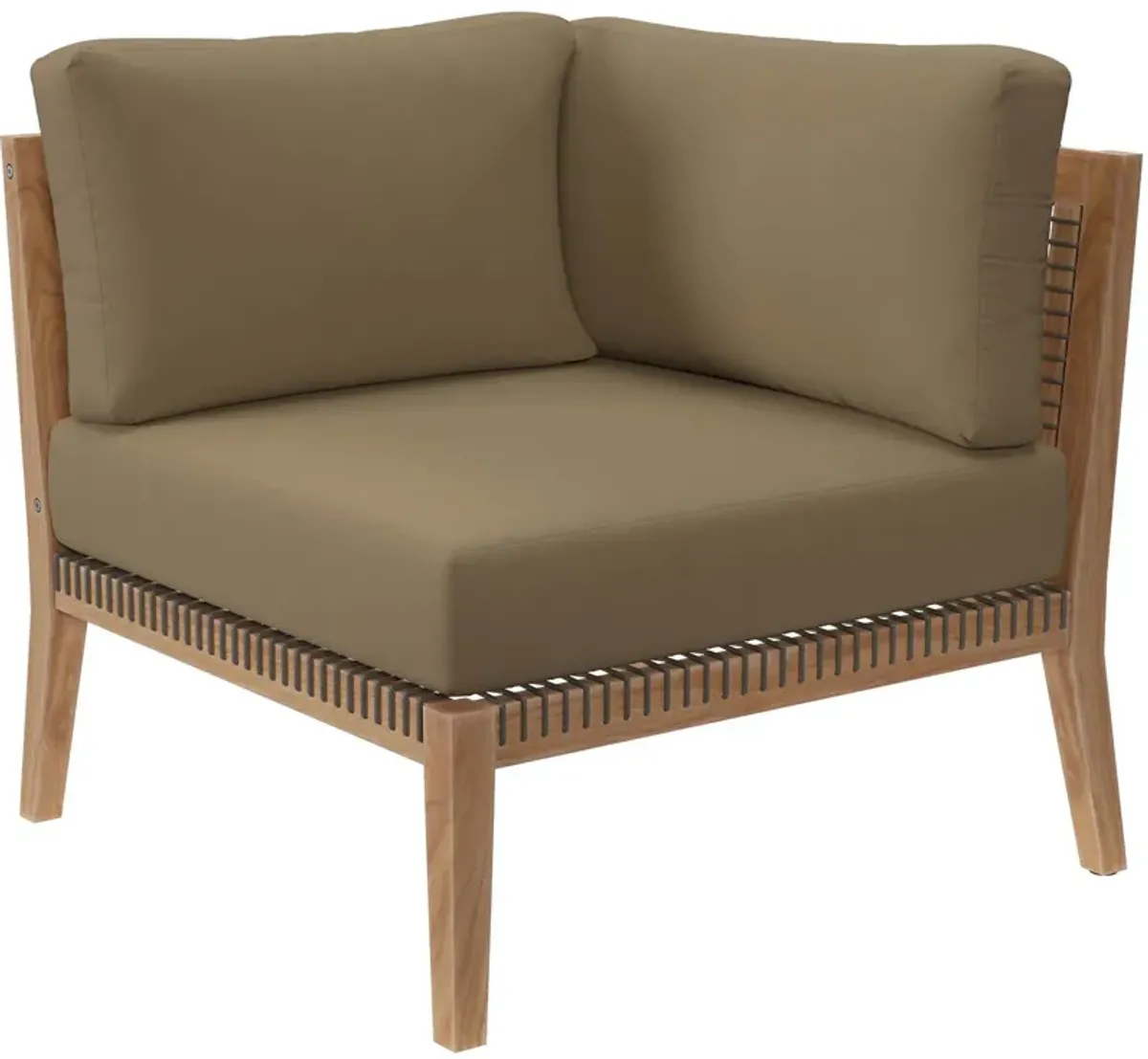 Clearwater Outdoor Patio Teak Wood Sofa