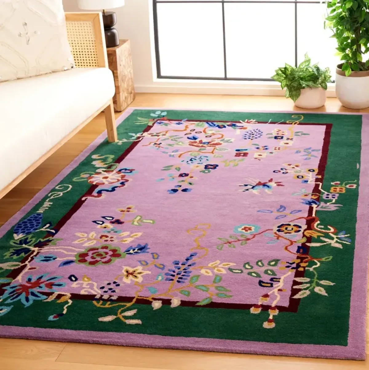 METRO 725 PURPLE  4' x 6' Small Rectangle Rug