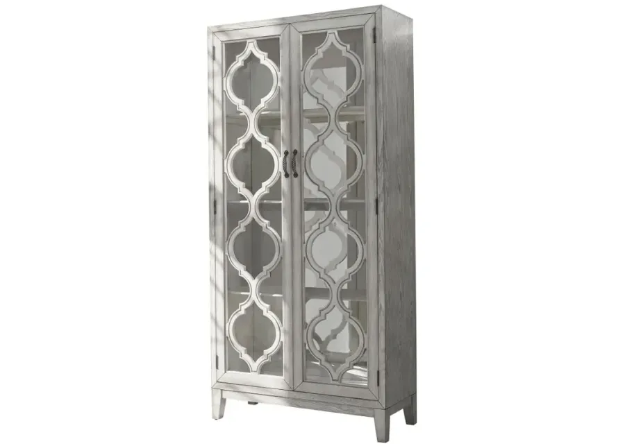 Mckellen 2-door Tall Cabinet Antique White