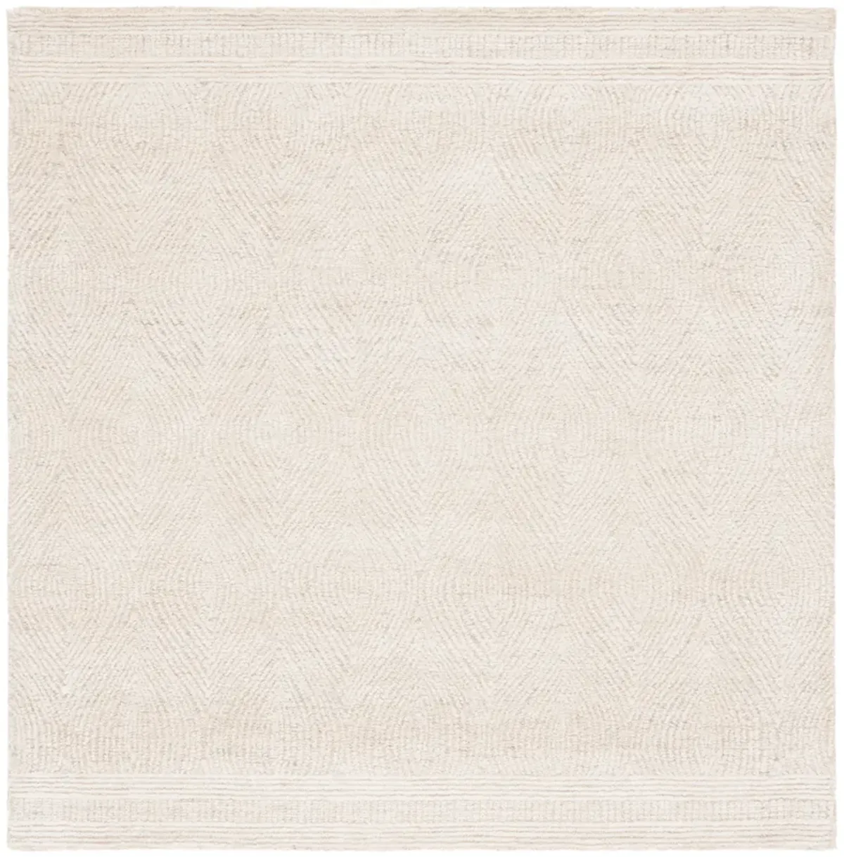 ABSTRACT Hand Tufted 6' x 6' Square area rug