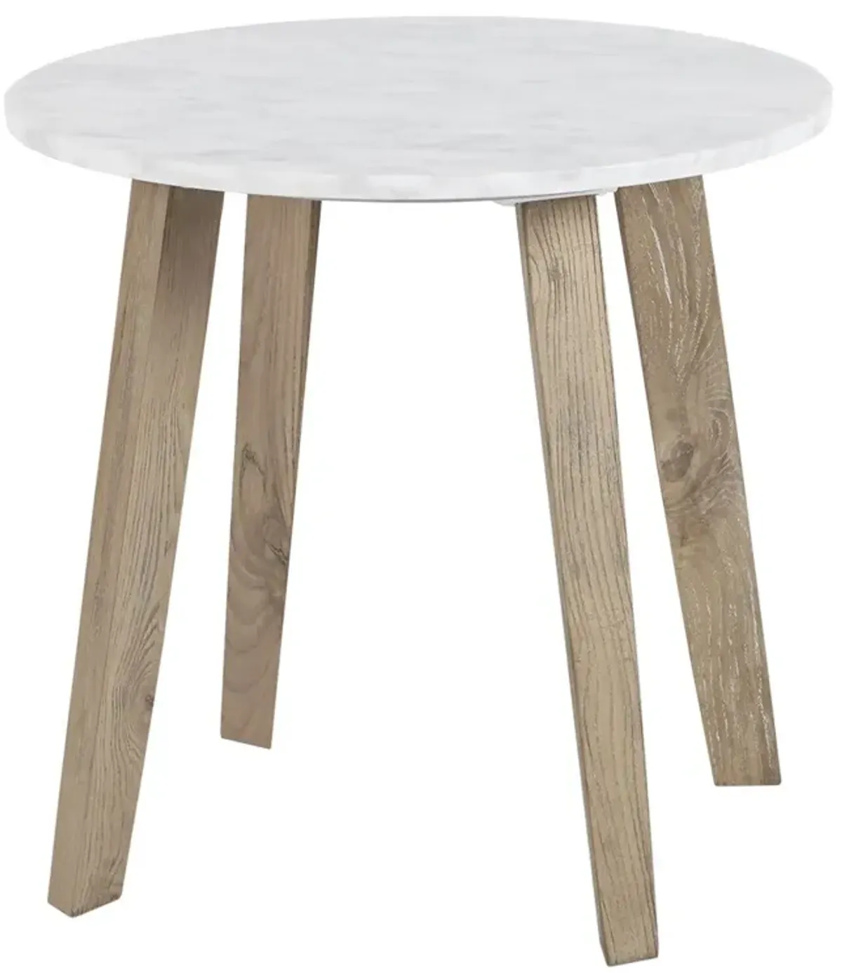 INK+IVY Milo White End Table