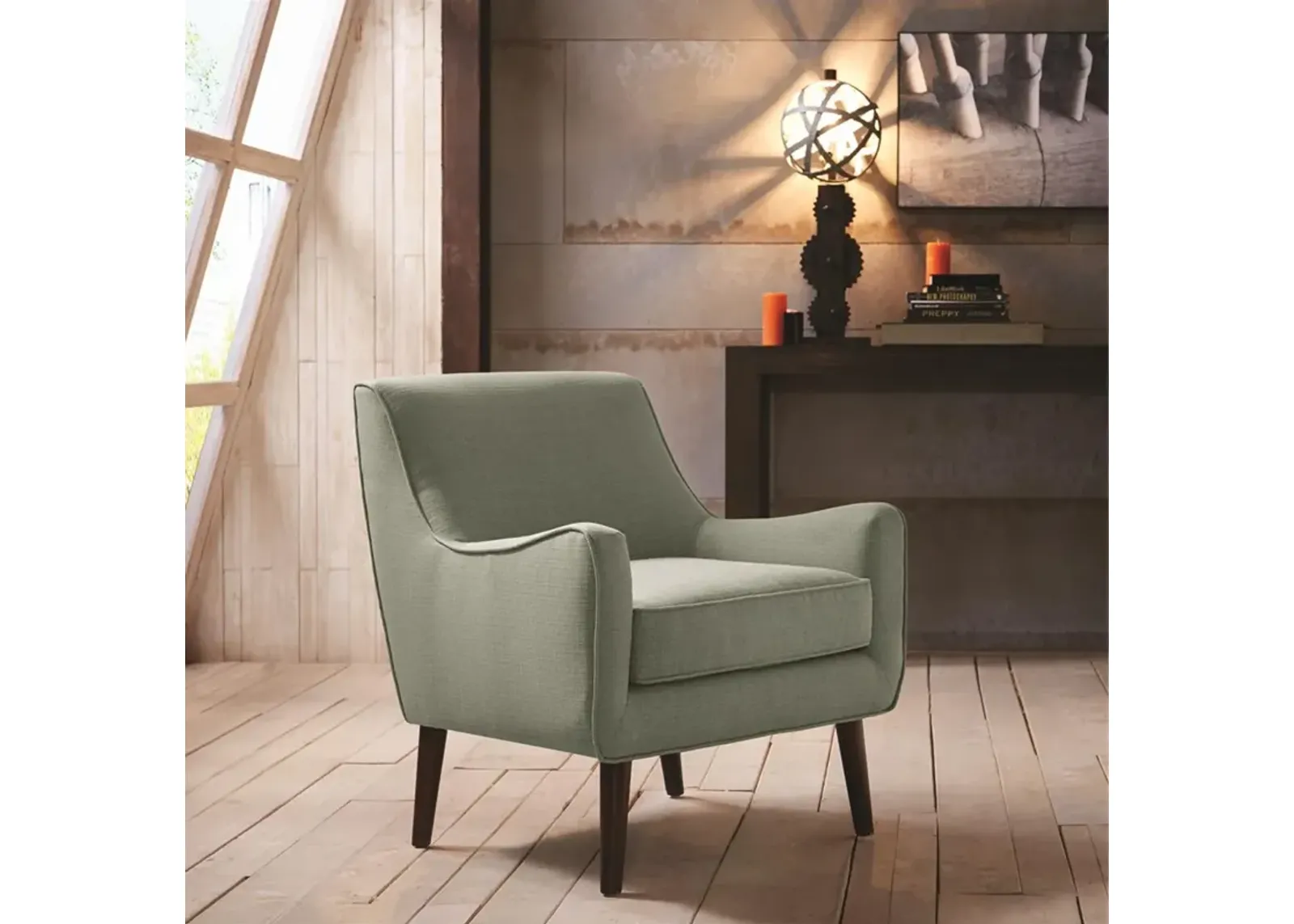 Madison Park Oxford Seafoam Mid-Century Accent Chair