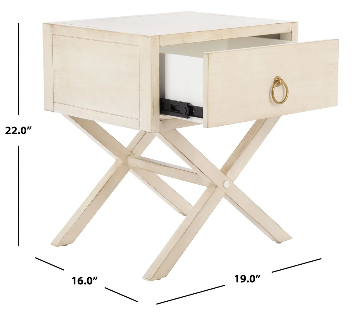 ODILIA 1 DRAWER NIGHTSTAND