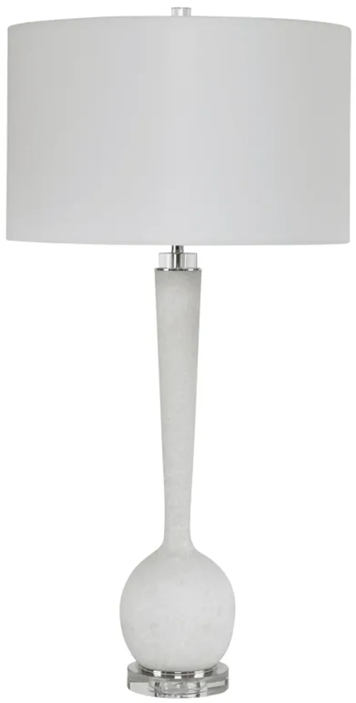 Kently White Marble Table Lamp