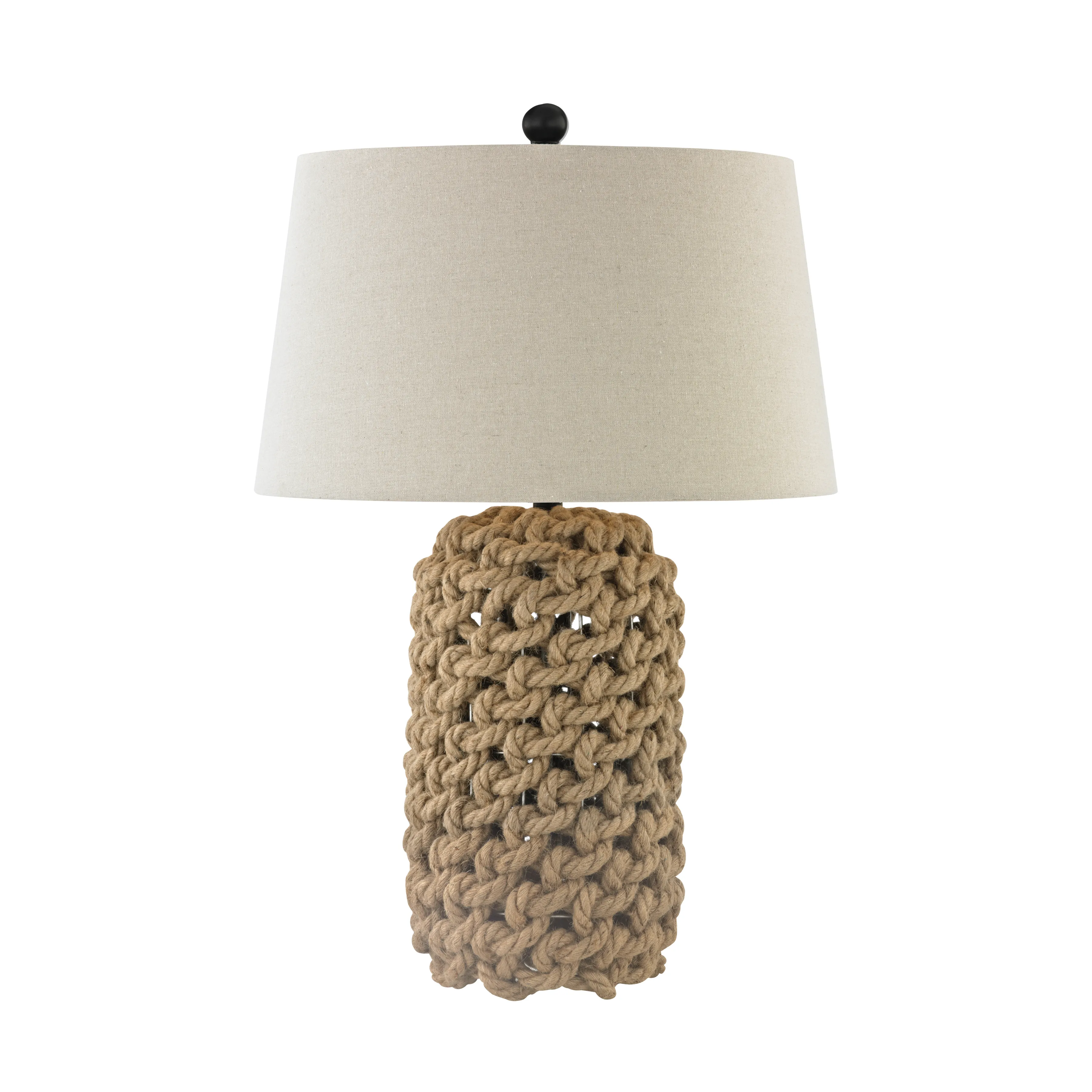 Rope 29.5" High 1-Light Table Lamp - Natural