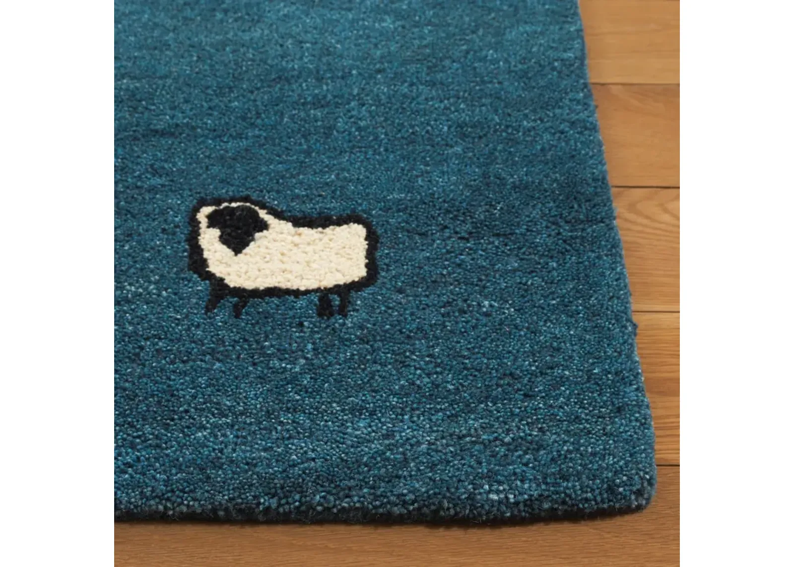 HIMALAYA 451 BLUE 6' x 6' Square Square Rug