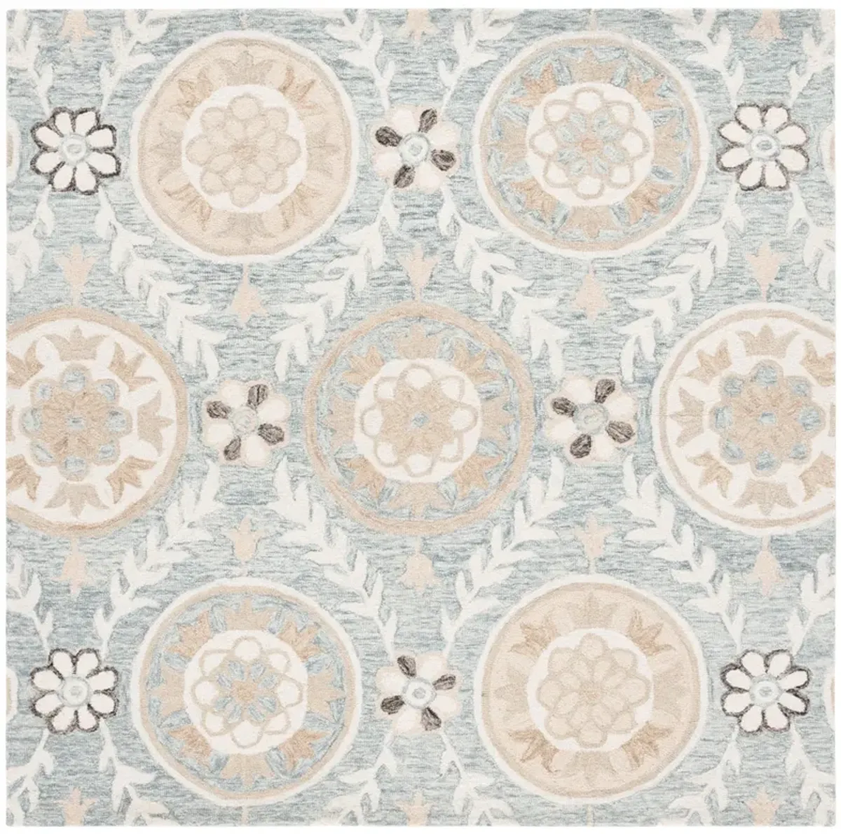 JARDIN Hand Tufted 6' x 6' Square area rug