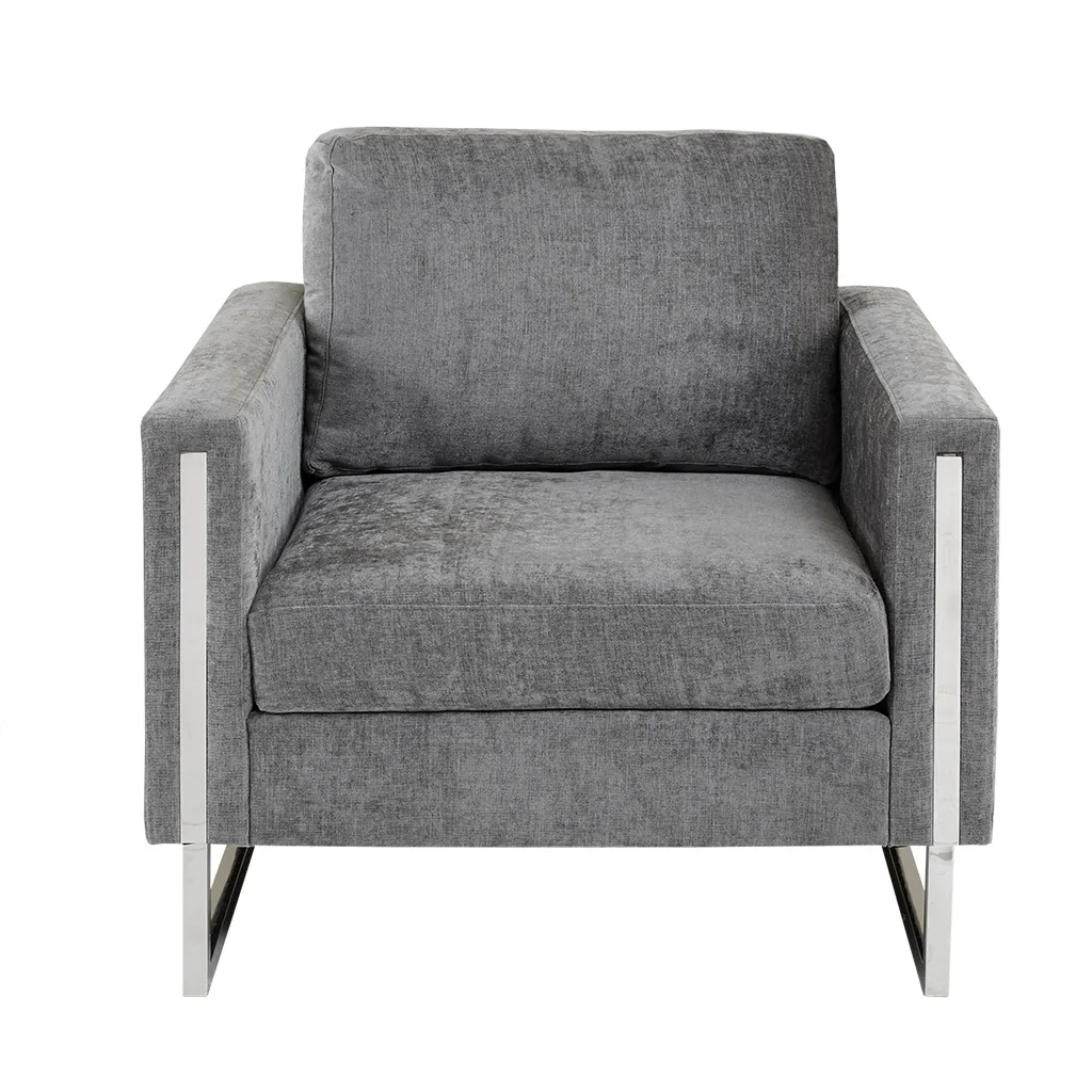 INK+IVY Madden Grey Accent Chair