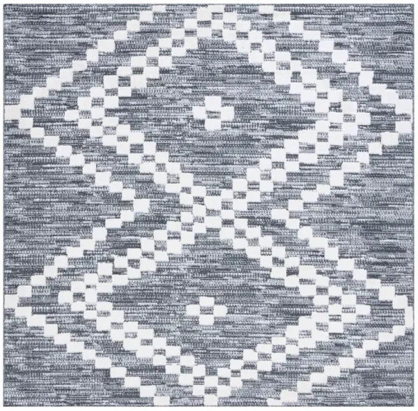 ALAMO 717 Grey 6'-7' X 6'-7' Square Square Rug