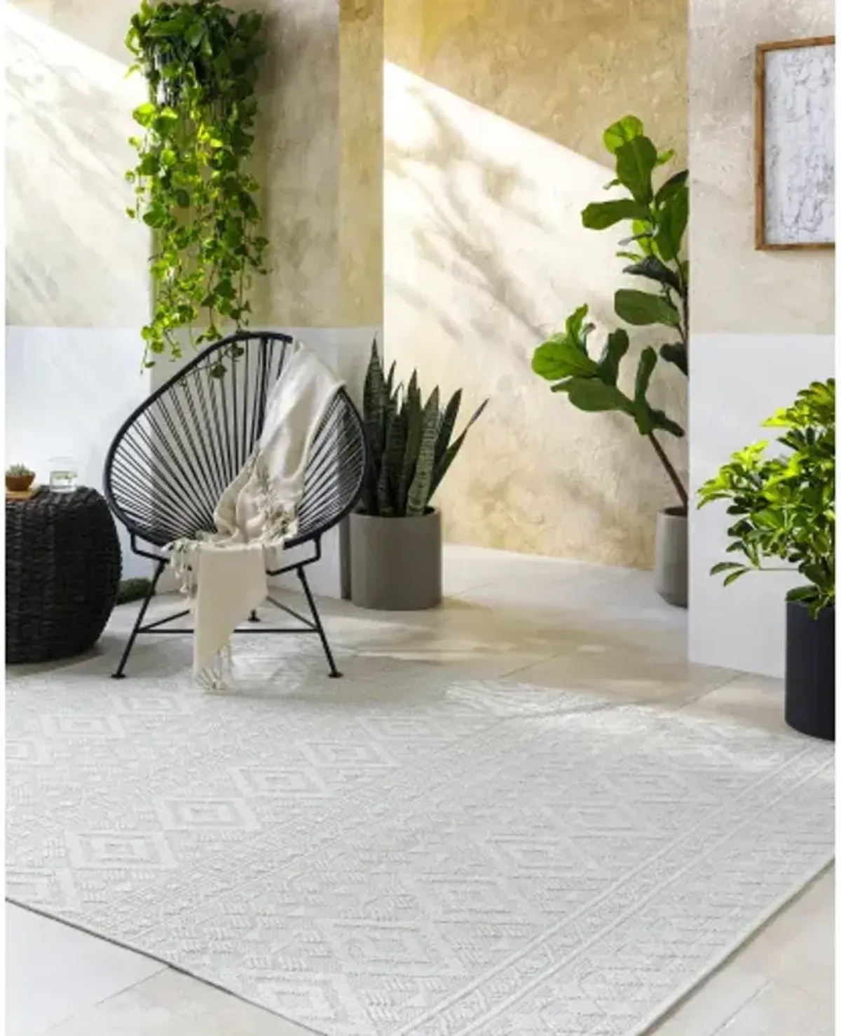 Sandra SDR-2310 7'10" x 10' Machine Woven Rug