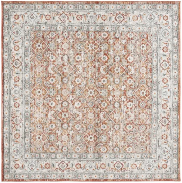 AVALON 210 RUST  6'-7' X 6'-7' Square Square Rug