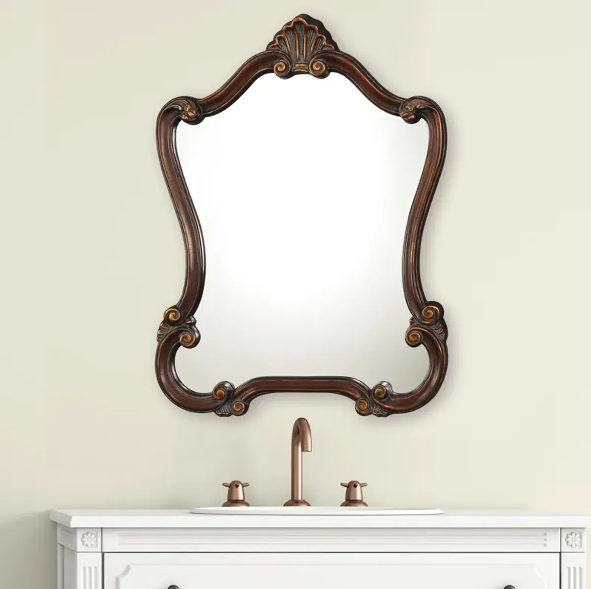 Oxford Scroll Wall Mirror