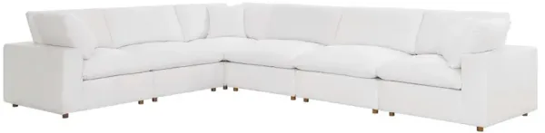 Commix Down Filled Overstuffed 6 Piece Sectional 