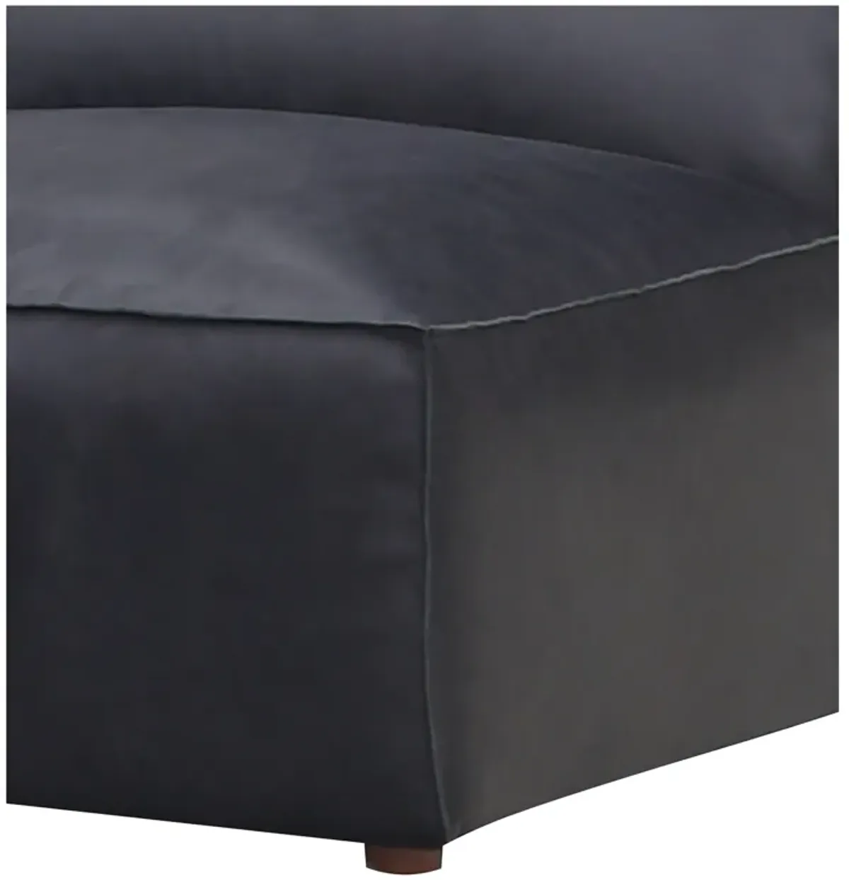 FORM SLIPPER CHAIR VANTAGE BLACK LEATHER