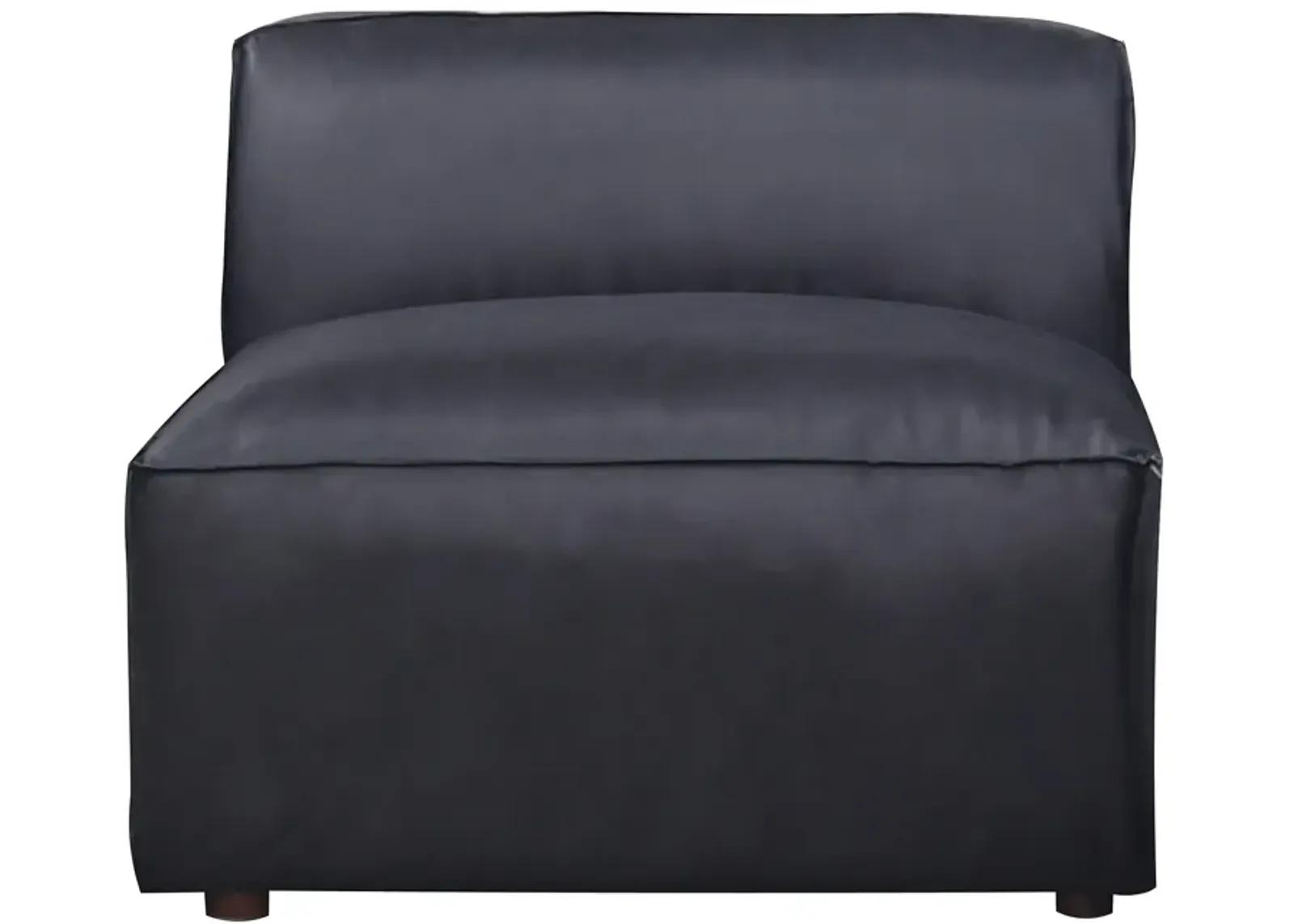 FORM SLIPPER CHAIR VANTAGE BLACK LEATHER