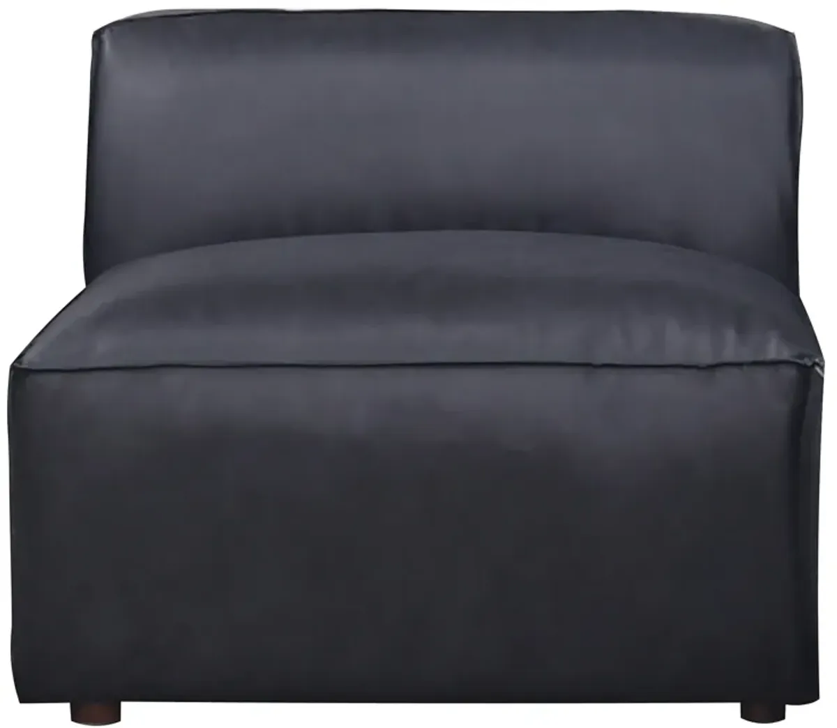 FORM SLIPPER CHAIR VANTAGE BLACK LEATHER